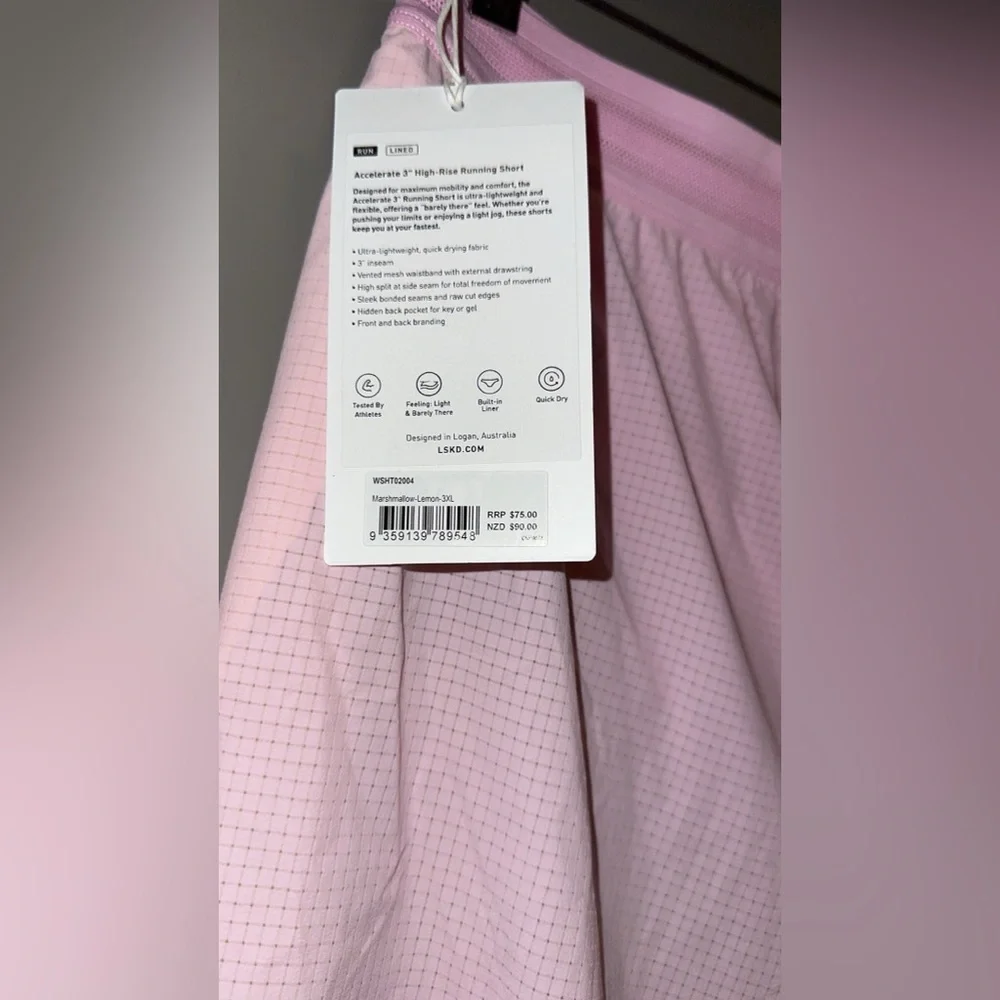 NWT LSKD Accelerate HR Running Short (Grace Grove Collection) - Picture 4 of 4